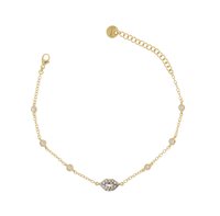 Bracciale Rue des Mille Donna Stardust Double in Argento Zircone BRZ-007 BOC AU - BRZ-007 BOC AU